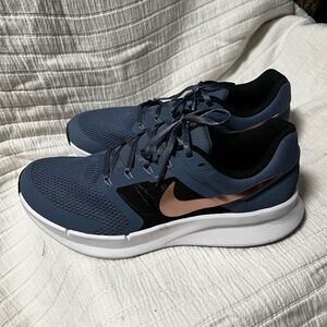 Nike Women’s Slate Blue with Rose Gold swish Size 11
